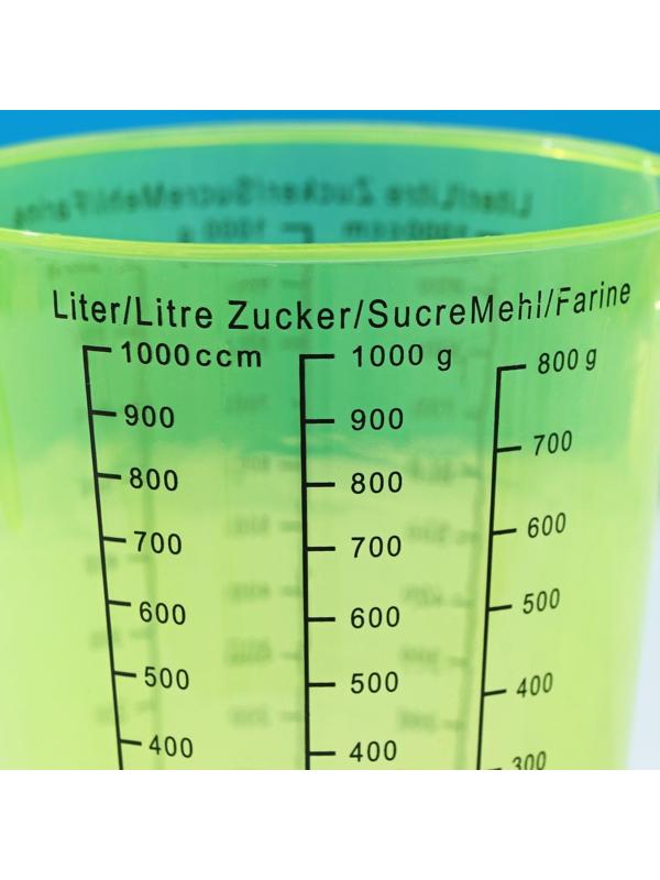 Кувшин мерный, 1 л, цвет МИКС