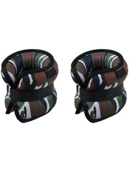 Утяжелитель неопреновый 1,5 кг (вес пары 3 кг), цвет милитари