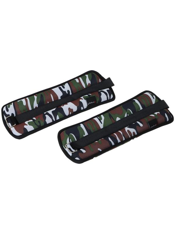 Утяжелитель неопреновый 1,5 кг (вес пары 3 кг), цвет милитари