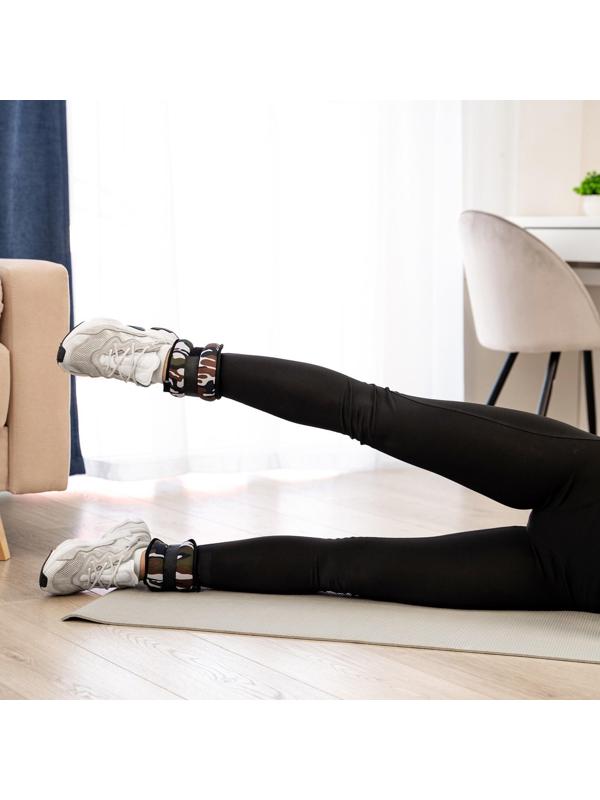 Утяжелитель неопреновый 1,5 кг (вес пары 3 кг), цвет милитари