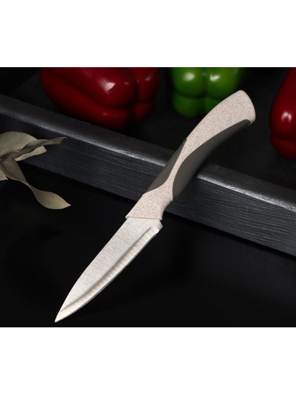 Нож кухонный «Мезури», лезвие 9,5 см, цвет МИКС