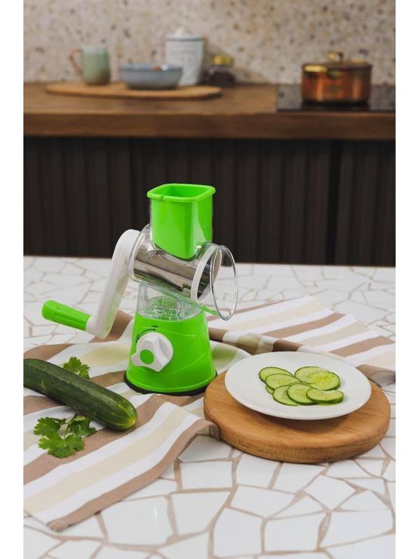 Овощерезка механическая Доляна Mandoline Slicer, цвет МИКС