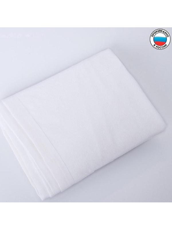 Наматрасник на резинке 60*120 см., непромокаемый с дышащей комб. мембраной, цвет белый