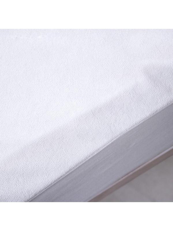 Наматрасник на резинке 60*120 см., непромокаемый с дышащей комб. мембраной, цвет белый