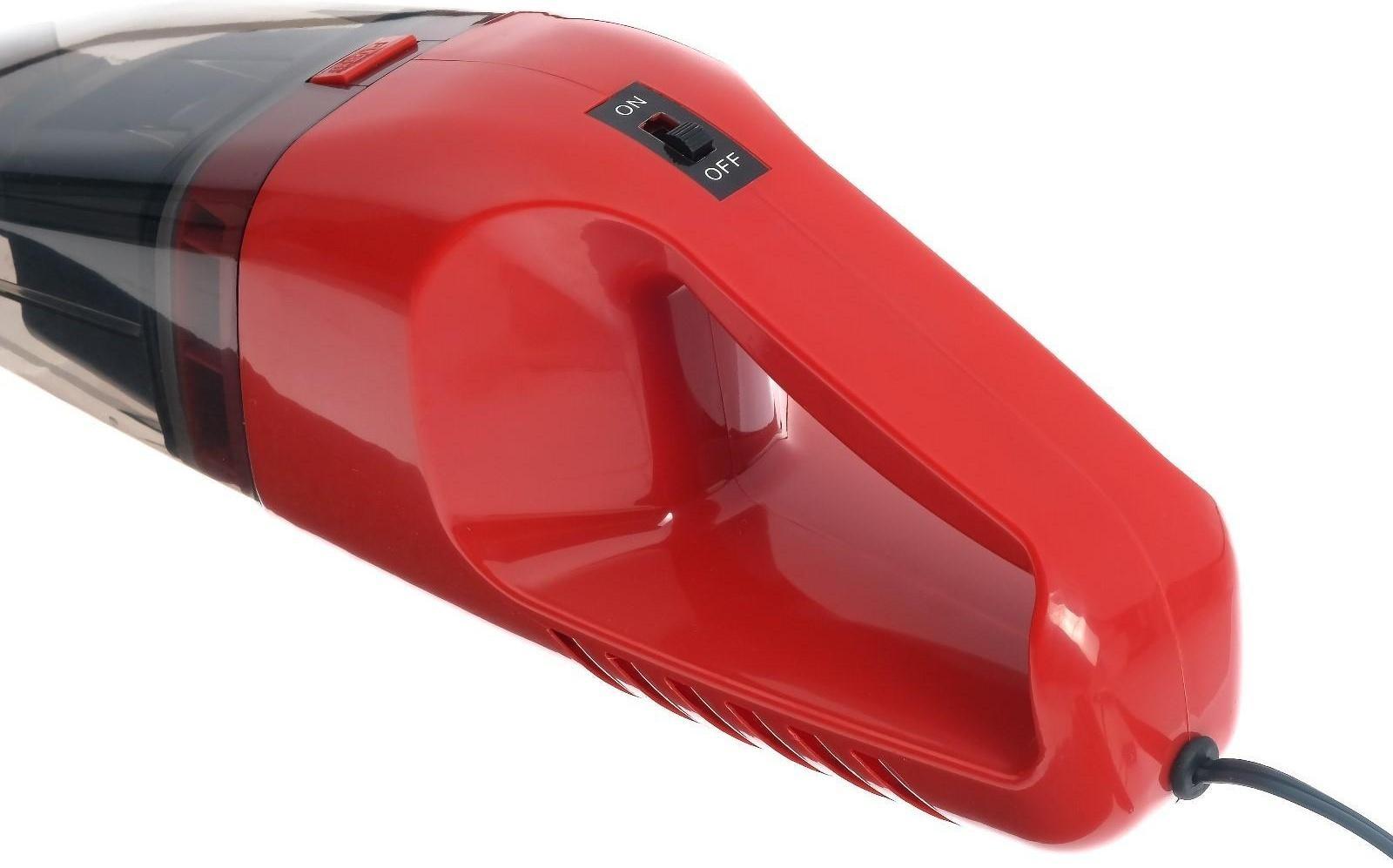 Пылесос Nova Bright, для сухой/влажной уборки 75 Вт, 12 В, красный