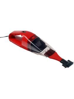 Пылесос Nova Bright, для сухой/влажной уборки 75 Вт, 12 В, красный