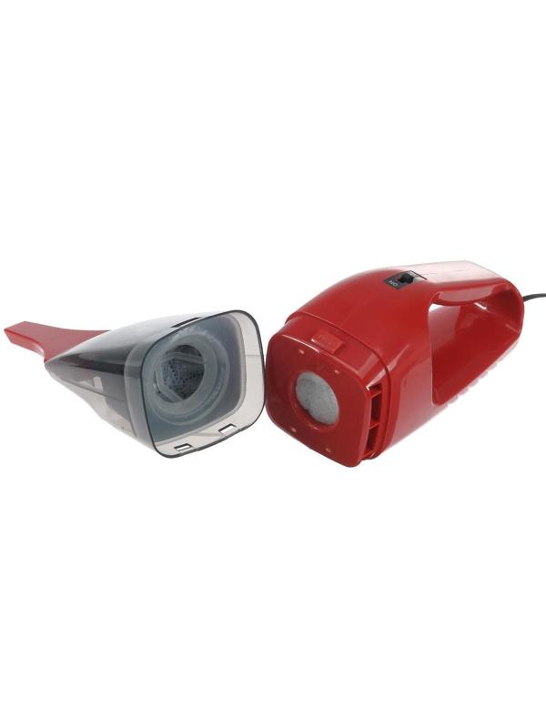 Пылесос Nova Bright, для сухой/влажной уборки 75 Вт, 12 В, красный