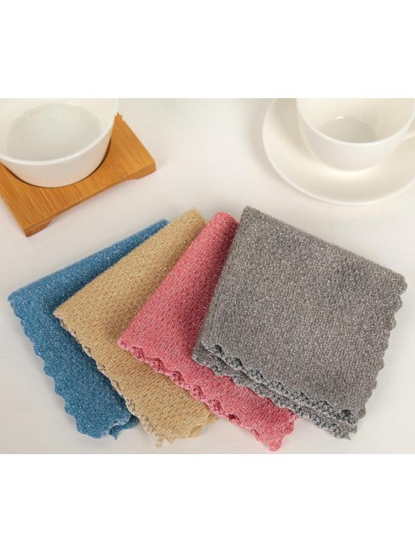 Салфетка для сильных загрязнений Доляна, 25×25 см, цвет МИКС