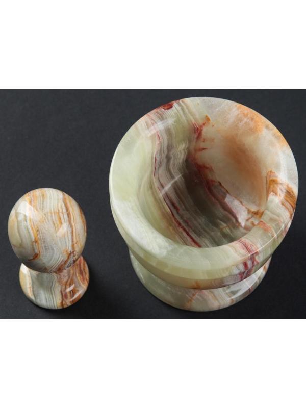 Набор ступка с пестиком, оникс