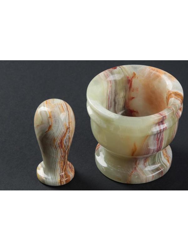 Набор ступка с пестиком, оникс