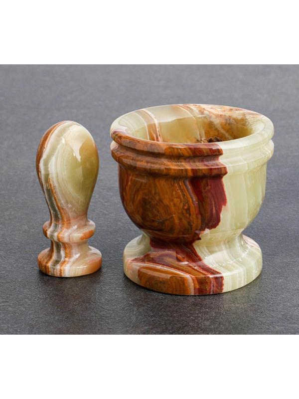 Набор ступка с пестиком, оникс