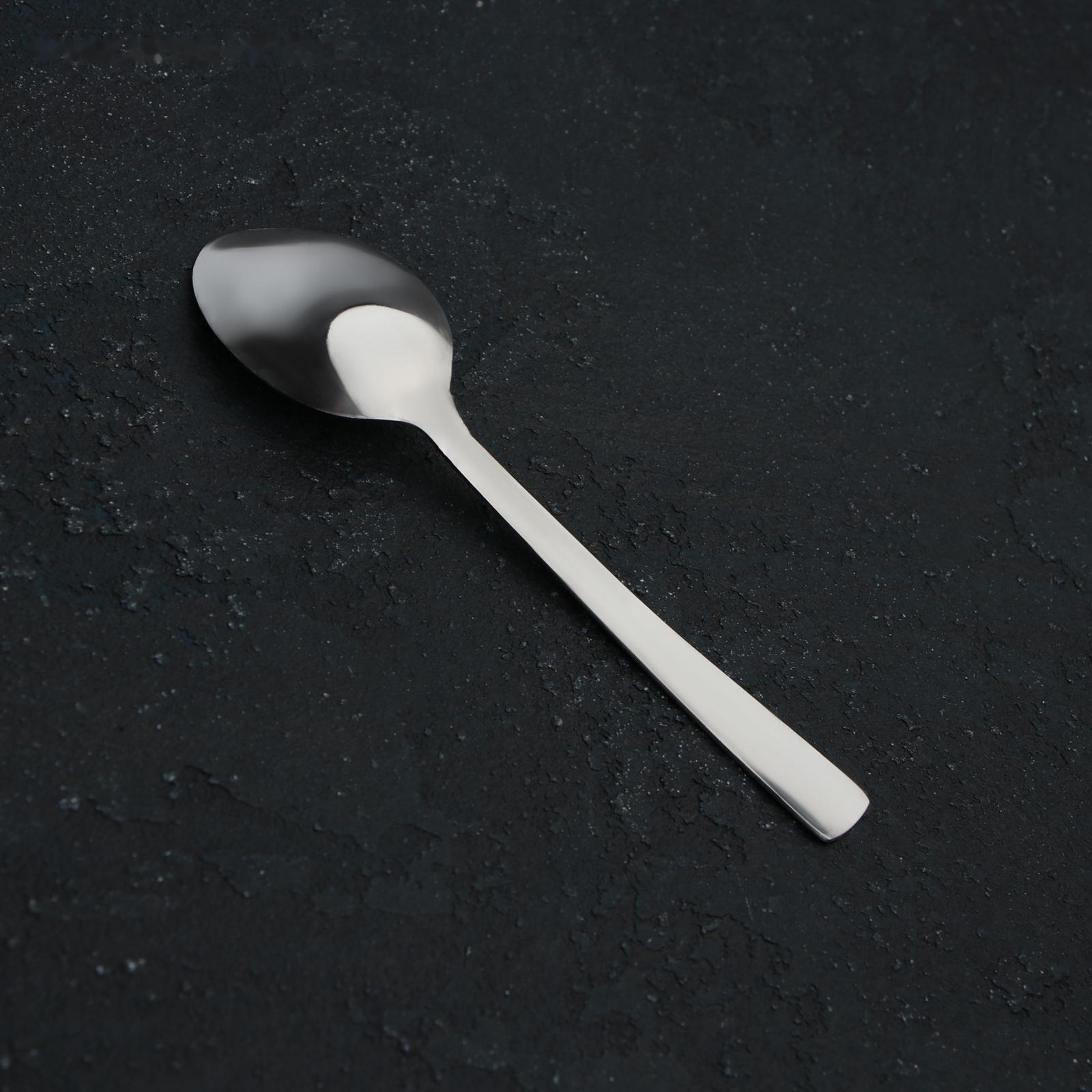 Ложка чайная Доляна Gleen, h=14 см, толщина 1 мм