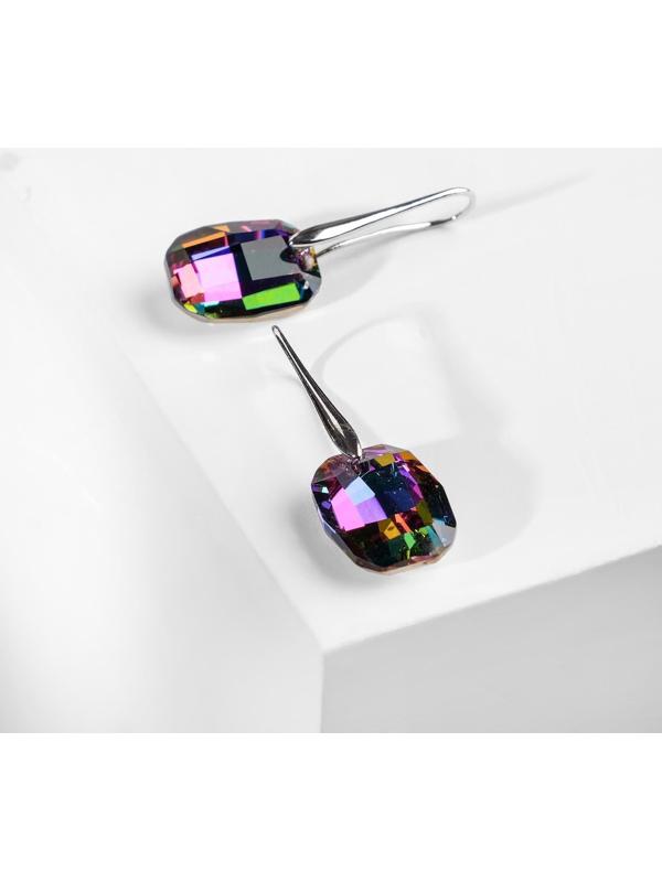 Серьги со стразами 