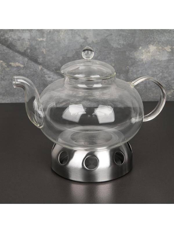 Подставка-подогрев из нержавеющей стали, 13,5×6,5 см, нержавеющая сталь