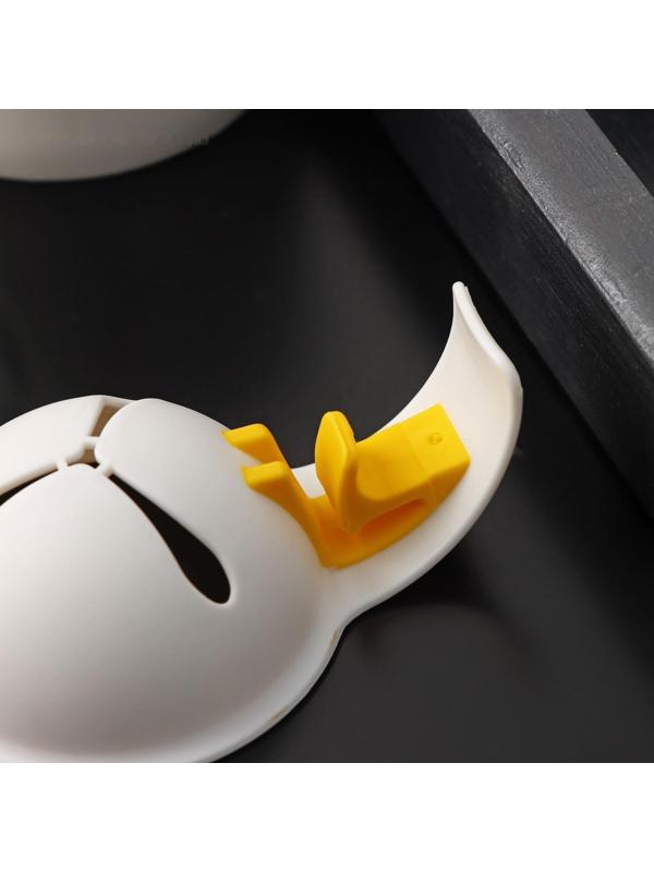 Разделитель для яиц с фиксатором, 11×7,5×3,5 см, цвет белый