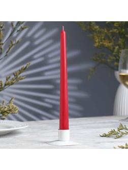 Свеча античная, 2,3х 24,5 см, 5 ч, 55 г, малиновая