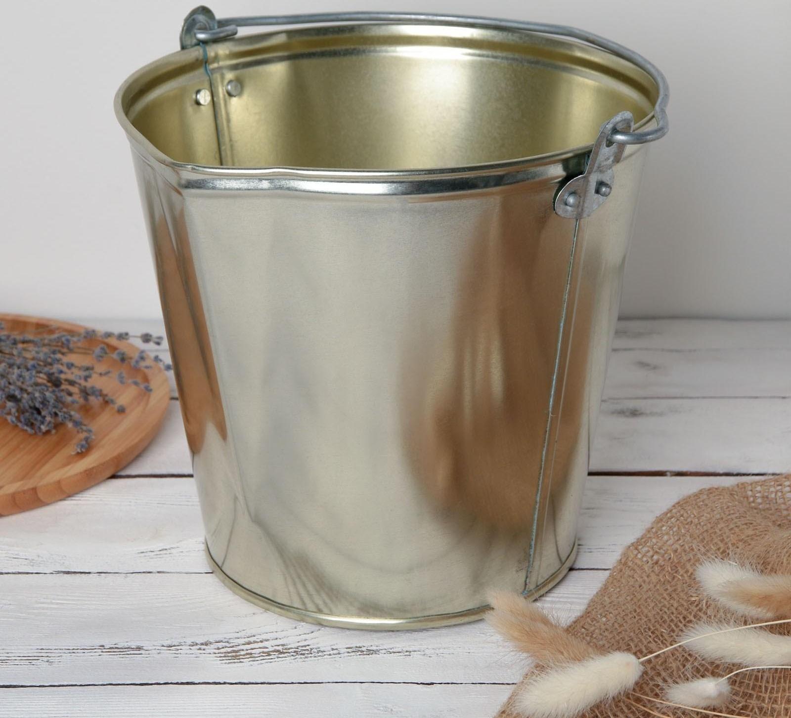 Подойник 9 л, жесть лакированная, ГОСТ