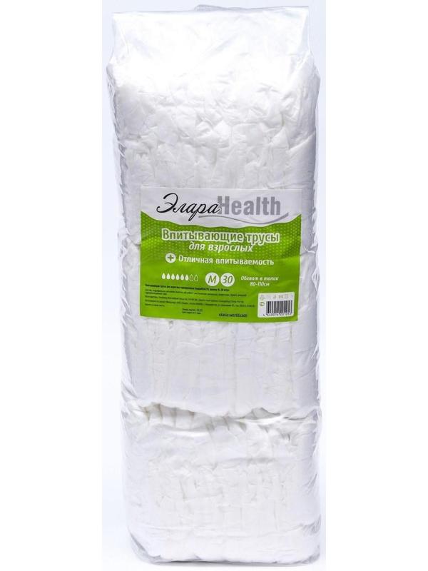 Подгузники-трусики для взрослых, элара HEALTH - M, 30 шт.