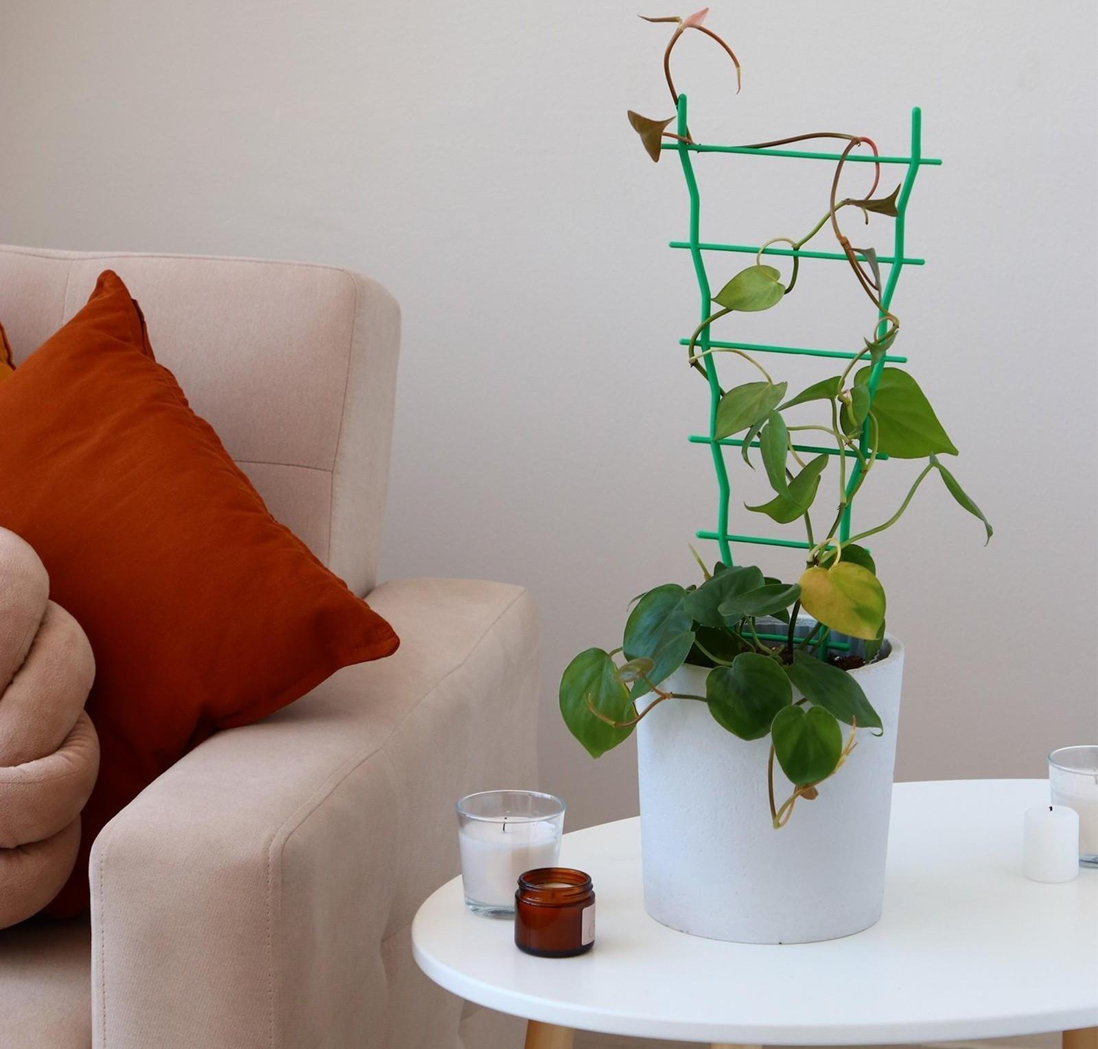 Шпалера, 47 × 19 × 0.5 см, пластик, зелёная