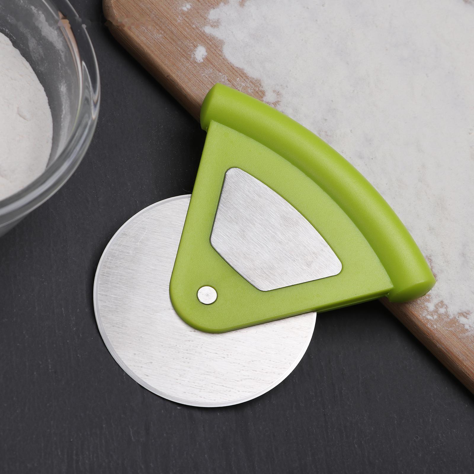 Нож для пиццы и теста «Бегунок», d=7,5 см, нержавеющая сталь, цвет МИКС