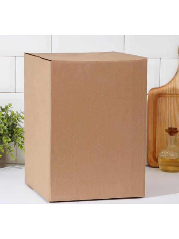 Набор кастрюль «Гранит», 3 предмета: 1,5 л, 3 л, 4,5 л, индукция, цвет коричневый