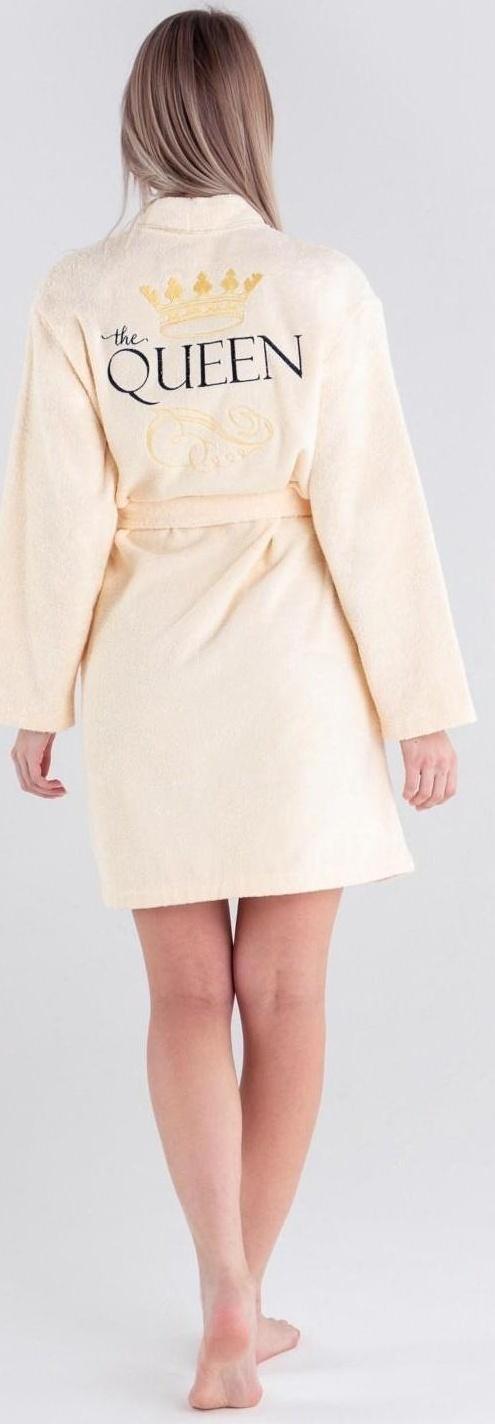 Халат махровый женский Queen размер 46-48, 100% хлопок