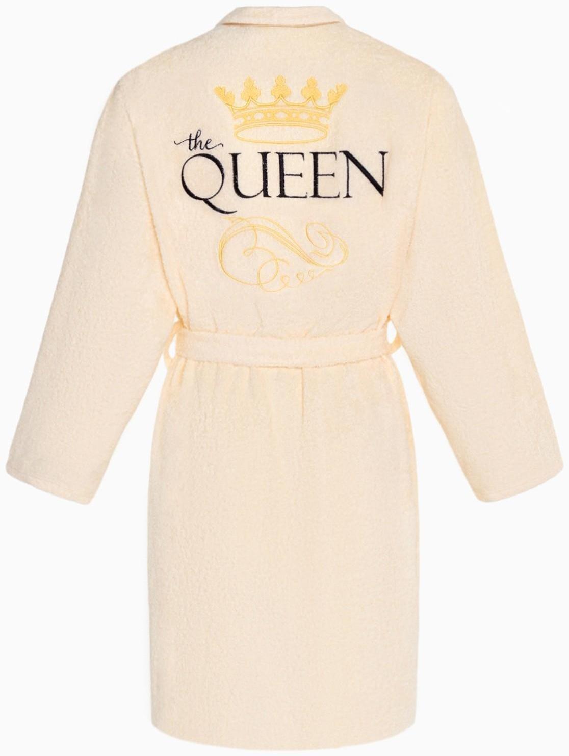 Халат махровый женский Queen размер 46-48, 100% хлопок