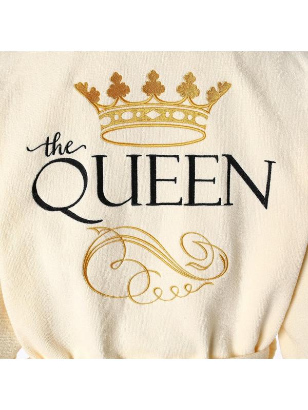 Халат махровый женский Queen размер 46-48, 100% хлопок