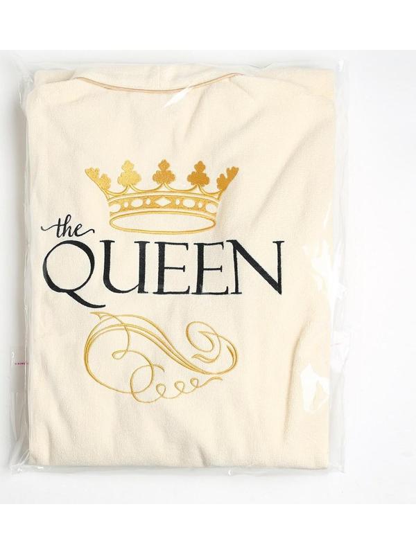 Халат махровый женский Queen размер 46-48, 100% хлопок
