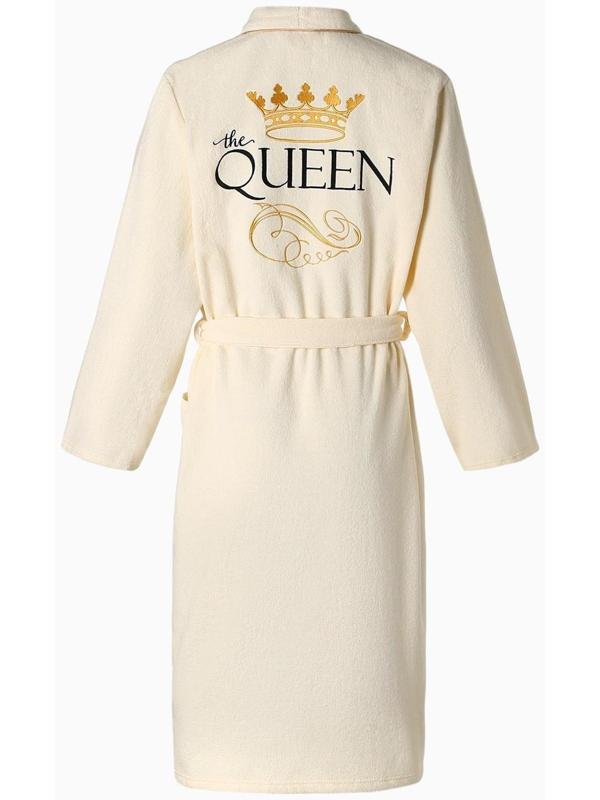 Халат махровый женский Queen размер 46-48, 100% хлопок