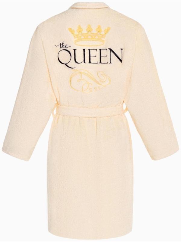 Халат махровый женский Queen размер 46-48, 100% хлопок