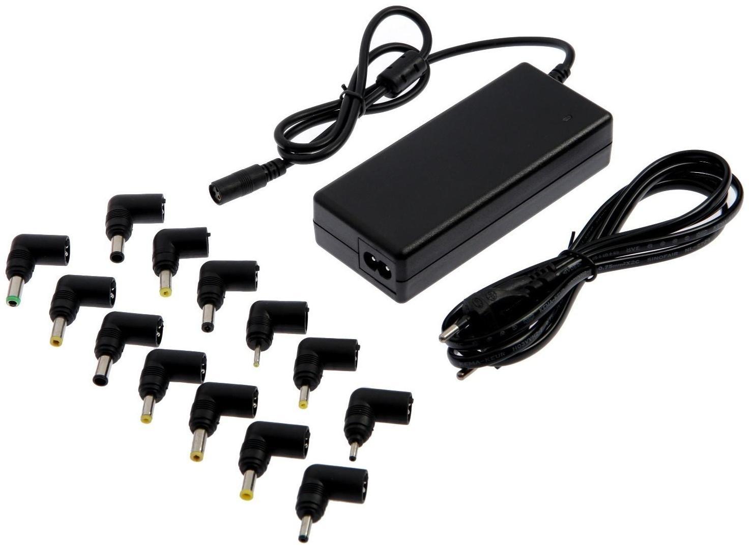 Универсальное зарядное устройство для ноутбука Luazon ZU20, 120 Вт, с переходниками 13 шт