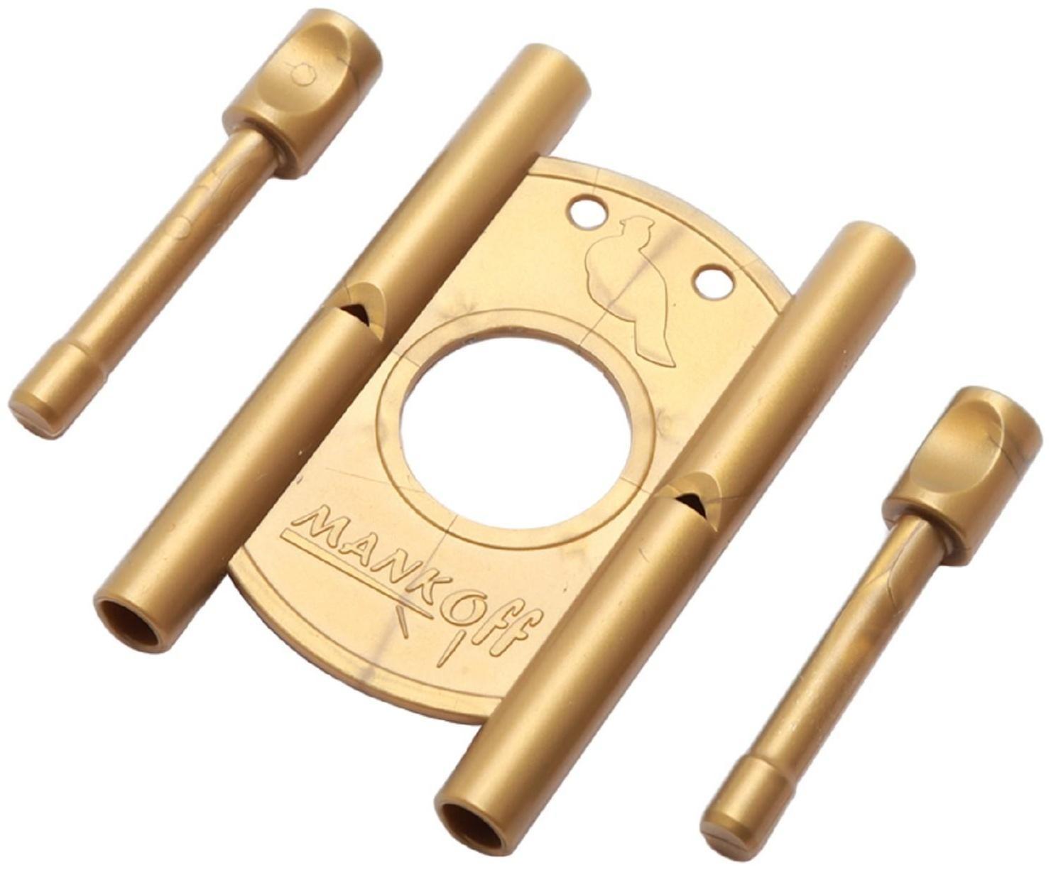 Манок на рябчика, двойной, золотой