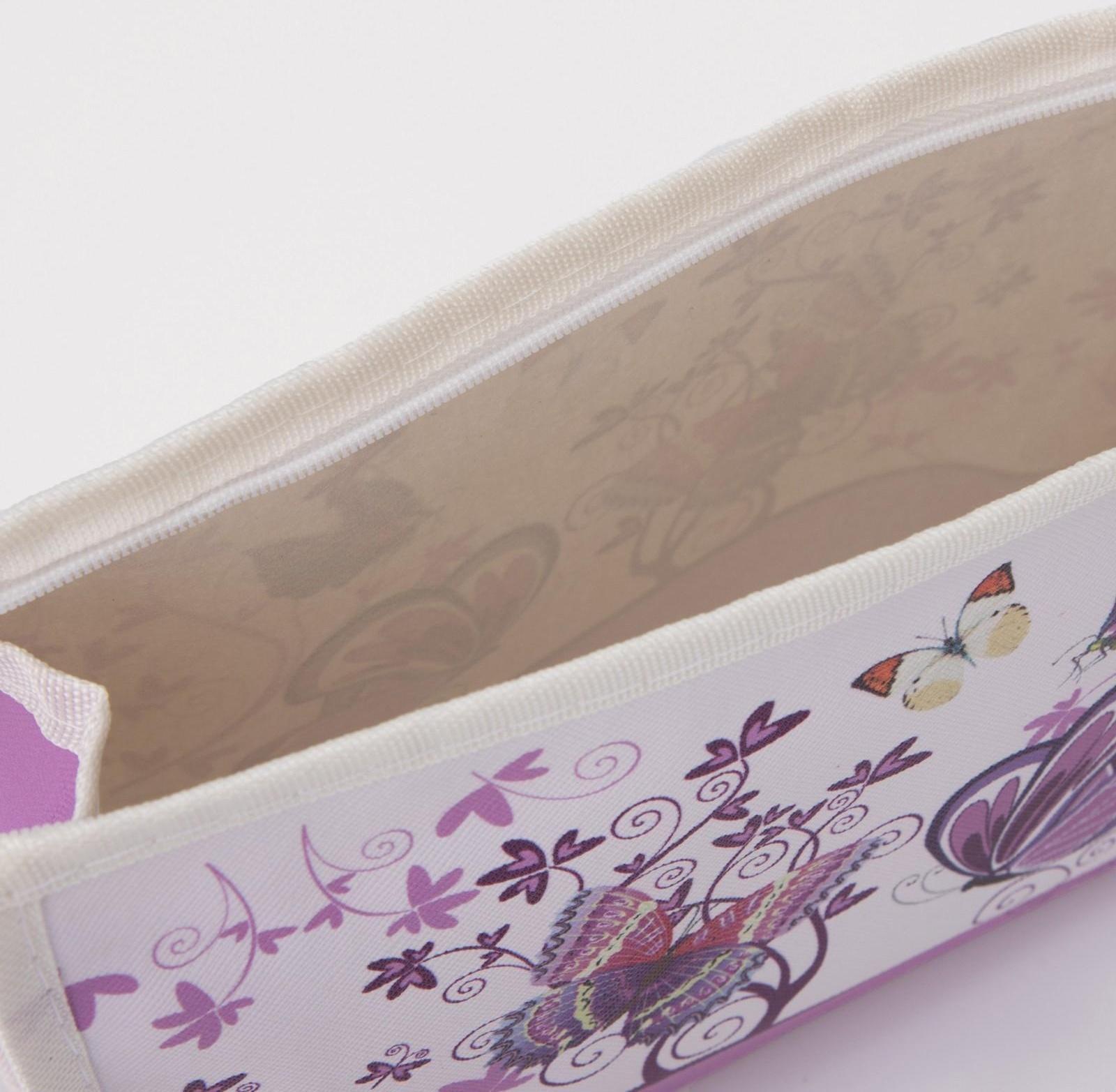 Косметичка на молнии, цвет белый