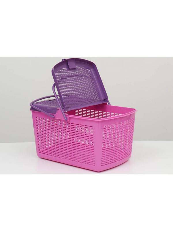 Корзина 47х36х27,5 см, фиолетовая