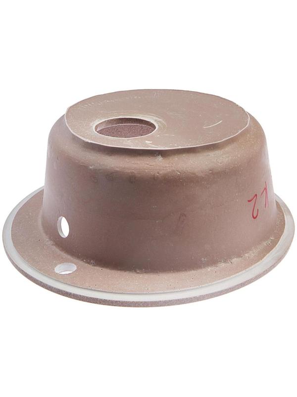 Мойка кухонная из камня ZETT lab. 30/Q9, d=475 мм, матовая, терракотовая