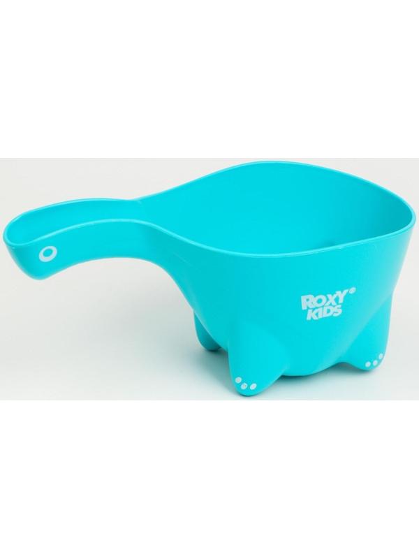 Ковш для купания и мытья головы, детский банный ковшик, хозяйственный Dino Scoop, 650 мл., цвет мятный