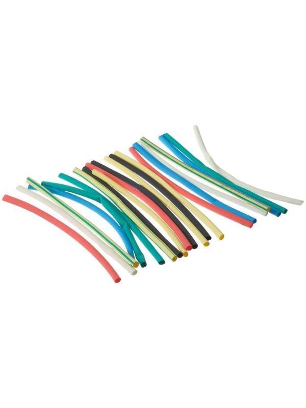 Термоусаживаемая трубка Smartbuy, 2/1, 100 мм, набор из 7 цветов по 3 шт.