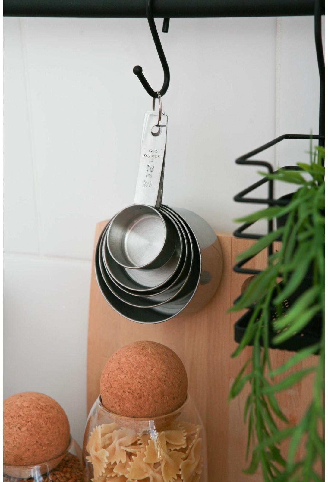 Набор мерных ложек Доляна «Кристалл», 5 шт: 30/60/80/125/250 мл