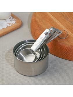 Набор мерных ложек Доляна «Кристалл», 5 шт: 30/60/80/125/250 мл