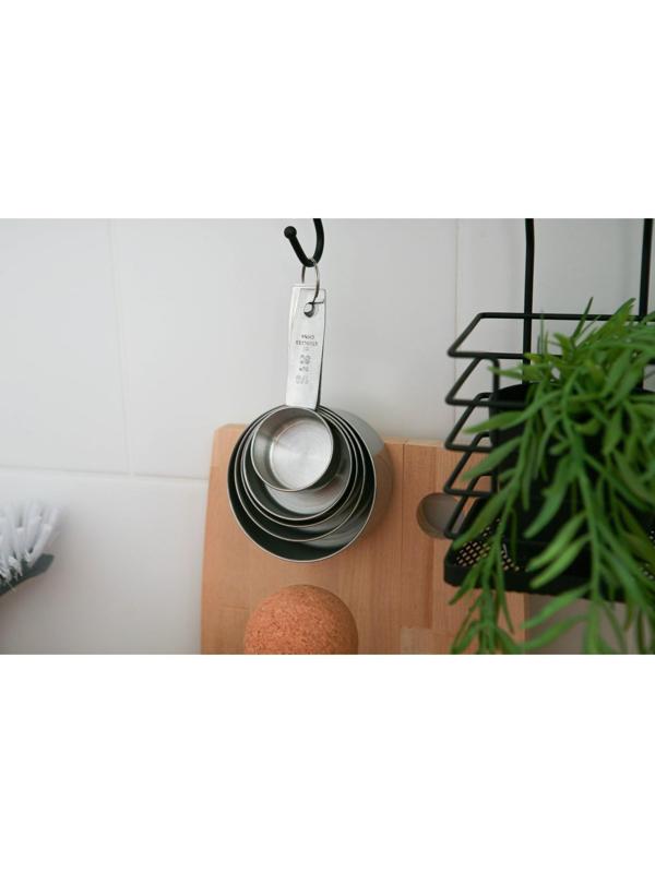 Набор мерных ложек Доляна «Кристалл», 5 шт: 30/60/80/125/250 мл