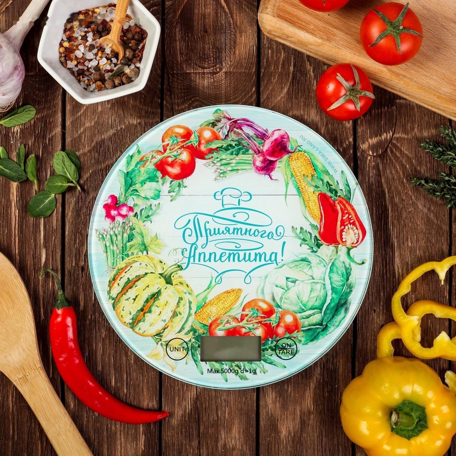 Весы кухонные электронные «Приятного аппетита», до 5 кг