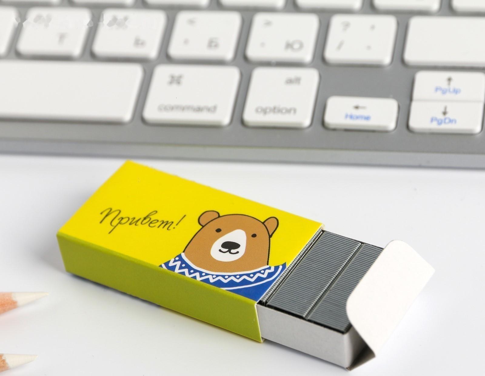 Степлер мини, №10  и скобы «Настало время приключений»