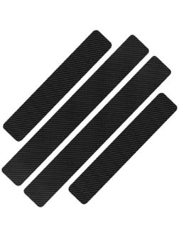 Пленка защитная на порог авто, карбон, 60х7 см, 40х7 см, набор 4 шт