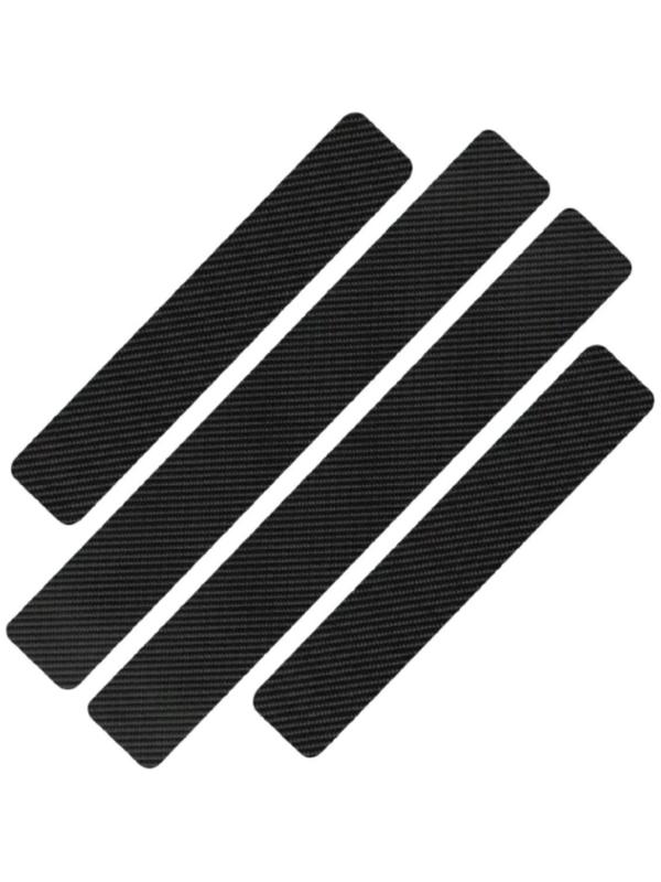 Пленка защитная на порог авто, карбон, 60х7 см, 40х7 см, набор 4 шт