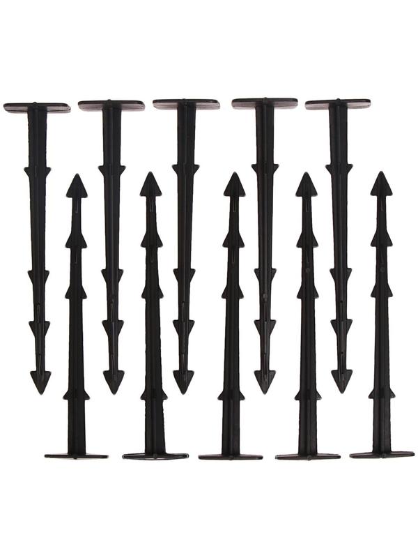 Набор колышков для зажима укрывного материала, h = 17 см, набор 10 шт.