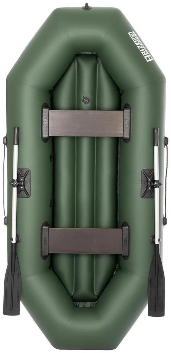 Лодка «Бриз А260», надувное дно, цвет зелёный