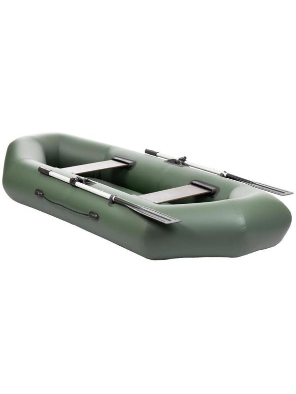 Лодка «Бриз А260», надувное дно, цвет зелёный