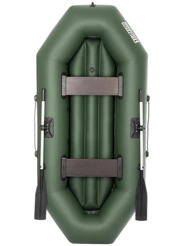 Лодка «Бриз А260», надувное дно, цвет зелёный