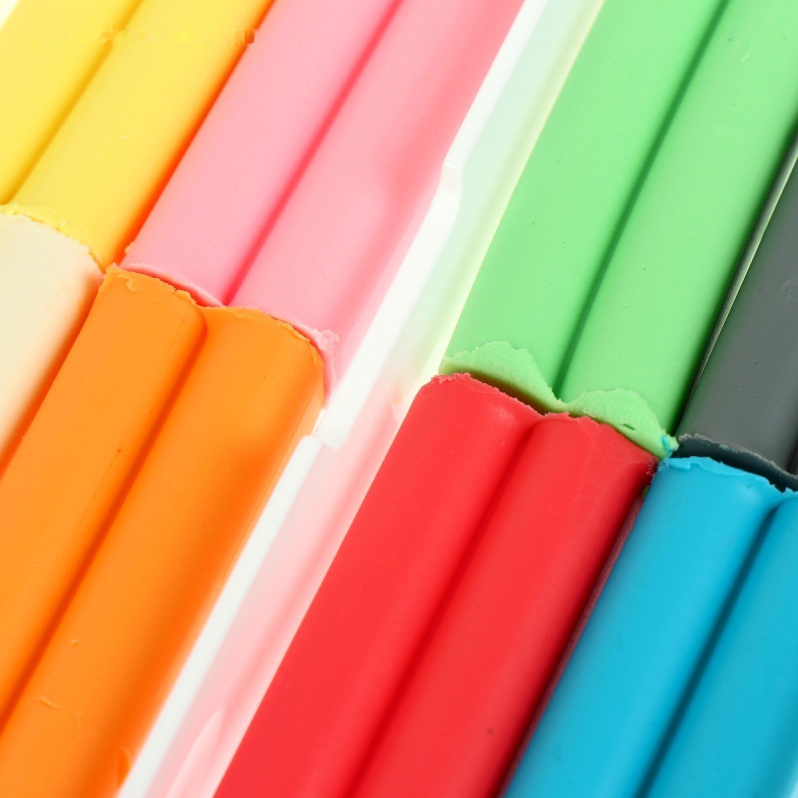 Пластилин мягкий (восковой), 8 цветов, 120 г, 